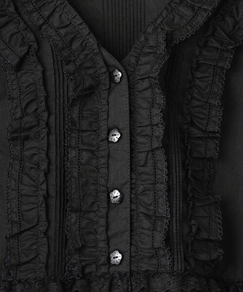 PINK HOUSE / ピンクハウス シャツ・ブラウス | レース使いローンブラウス | 詳細1