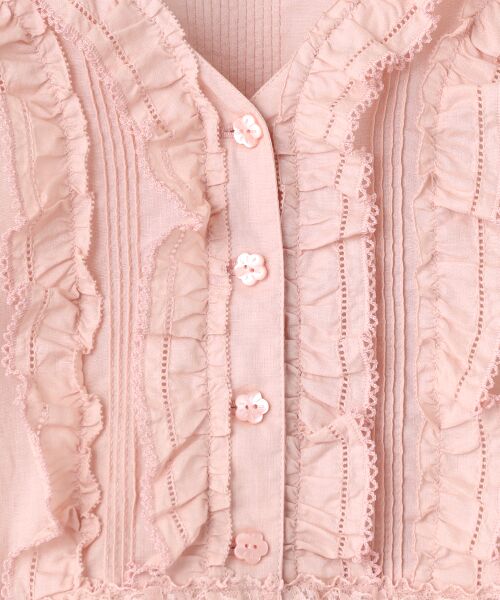 PINK HOUSE / ピンクハウス シャツ・ブラウス | レース使いローンブラウス | 詳細3