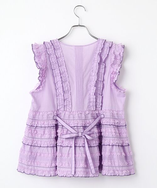 PINK HOUSE / ピンクハウス シャツ・ブラウス | レース使いローンブラウス | 詳細6