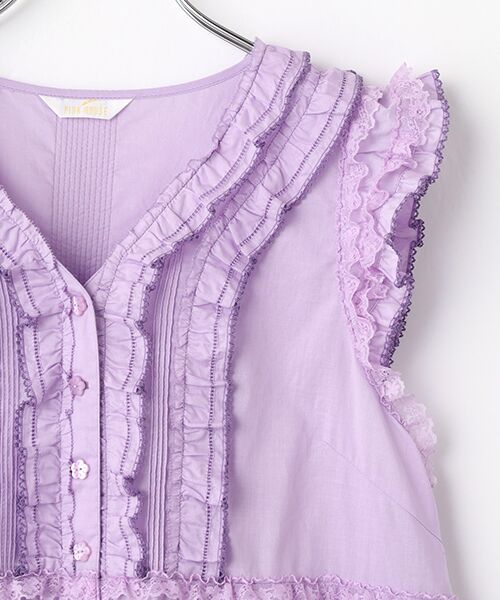 PINK HOUSE / ピンクハウス シャツ・ブラウス | レース使いローンブラウス | 詳細7