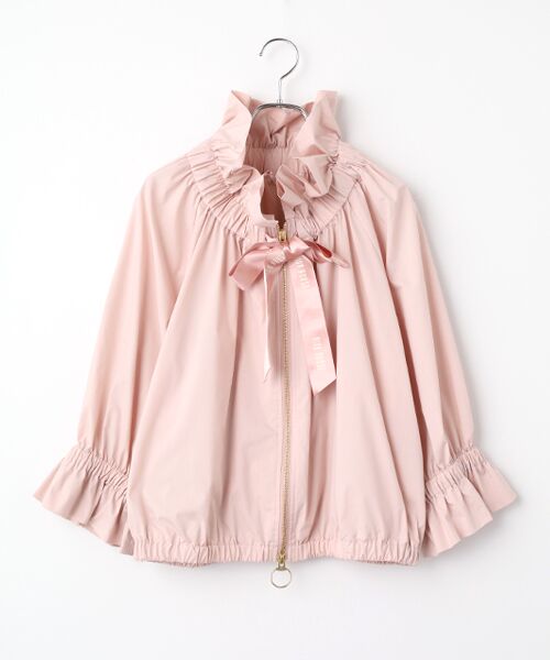 PINK HOUSE / ピンクハウス ブルゾン | ストレッチブロードジャケット（ピンク）