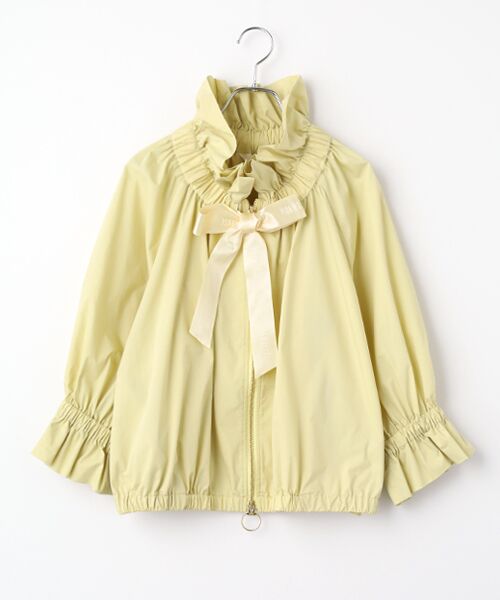 PINK HOUSE / ピンクハウス ブルゾン | ストレッチブロードジャケット（イエロー）