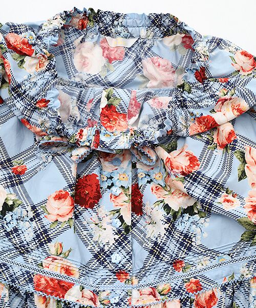 PINK HOUSE / ピンクハウス ロング・マキシ丈スカート | フラワーチェックプリントスカート | 詳細6