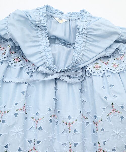 PINK HOUSE / ピンクハウス ロング・マキシ丈スカート | フラワーエンブレース使いスカート | 詳細5