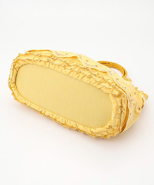 PINK HOUSE / ピンクハウス トートバッグ | フラワーエンブレース使いダンガリーバッグ | 詳細4