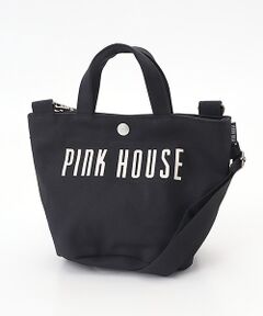 PINK HOUSE / ピンクハウス トートバッグ | ショルダー付きロゴプリントミニトート