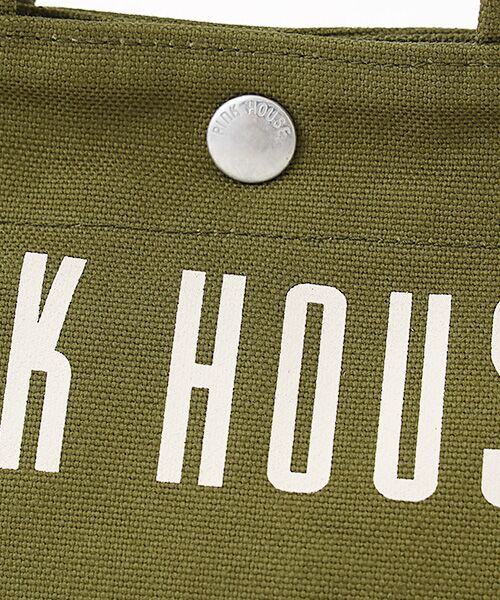 PINK HOUSE / ピンクハウス トートバッグ | ショルダー付きロゴプリントミニトート | 詳細7