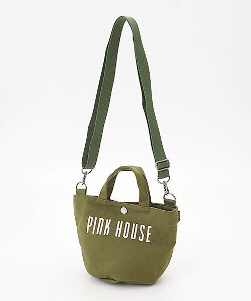 PINK HOUSE / ピンクハウス トートバッグ | ショルダー付きロゴプリントミニトート | 詳細8