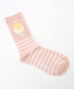 PINK HOUSE / ピンクハウス ソックス | かき氷モチーフボーダーソックス