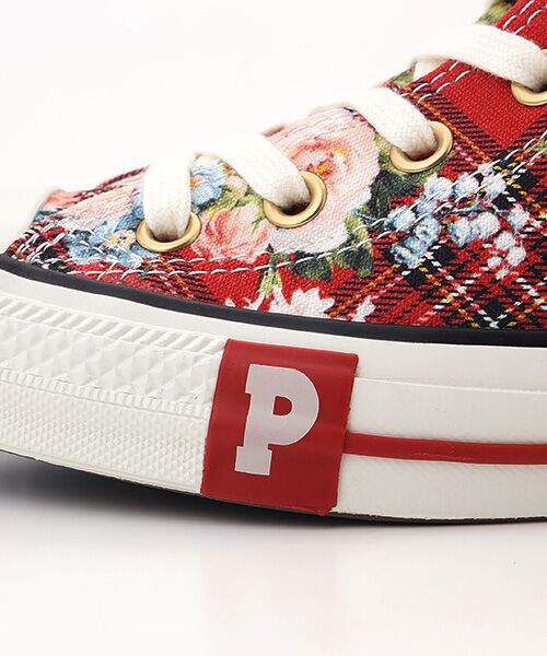 PINK HOUSE / ピンクハウス スニーカー | CONVERSE×PINK HOUSE フラワーチェックプリントハイカットスニーカー | 詳細7