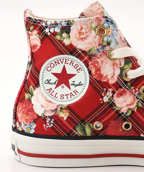 PINK HOUSE / ピンクハウス スニーカー | CONVERSE×PINK HOUSE フラワーチェックプリントハイカットスニーカー | 詳細8