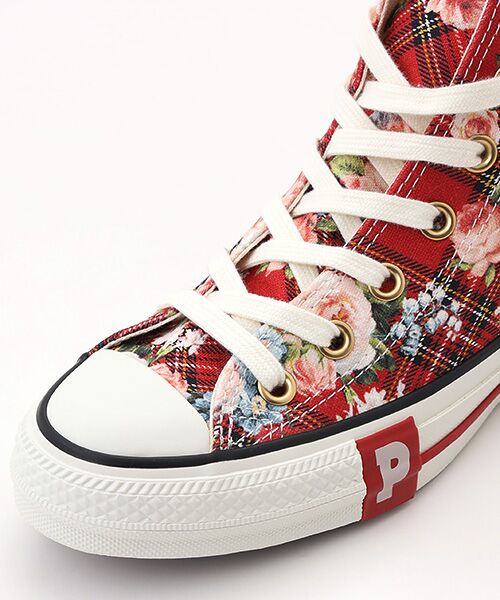 PINK HOUSE / ピンクハウス スニーカー | CONVERSE×PINK HOUSE フラワーチェックプリントハイカットスニーカー | 詳細9