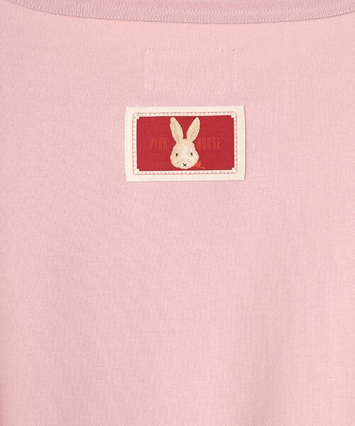 PINK HOUSE / ピンクハウス ロング・マキシ丈ワンピース | トロンプルイユラビットプリント使いカットソーワンピース | 詳細10