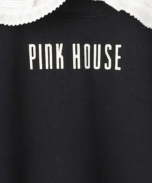 PINK HOUSE / ピンクハウス ロング・マキシ丈ワンピース | ローンフード付きスウェットワンピース | 詳細1