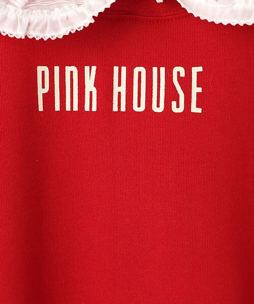 PINK HOUSE / ピンクハウス ロング・マキシ丈ワンピース | ローンフード付きスウェットワンピース | 詳細2