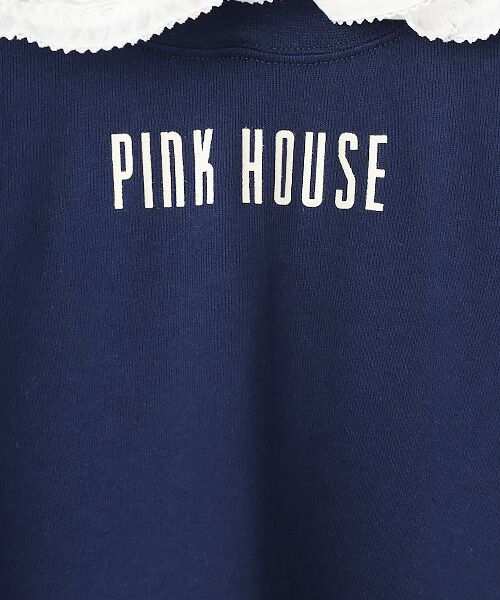 PINK HOUSE / ピンクハウス ロング・マキシ丈ワンピース | ローンフード付きスウェットワンピース | 詳細4