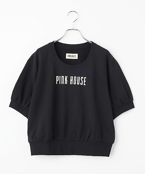 PINK HOUSE / ピンクハウス スウェット | ロゴプリントスウェット（クロ）