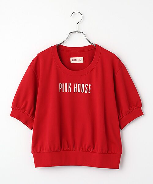 PINK HOUSE / ピンクハウス スウェット | ロゴプリントスウェット（アカ）