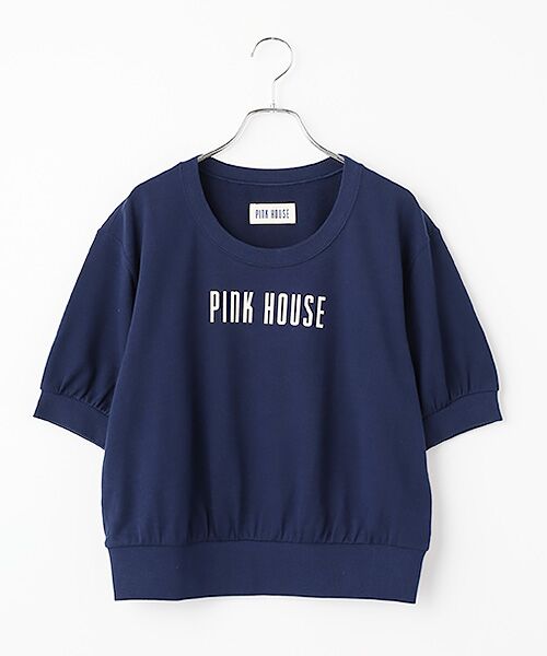 PINK HOUSE / ピンクハウス スウェット | ロゴプリントスウェット（ネイビー）