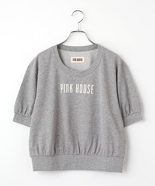 PINK HOUSE / ピンクハウス スウェット | ロゴプリントスウェット（トップグレー）