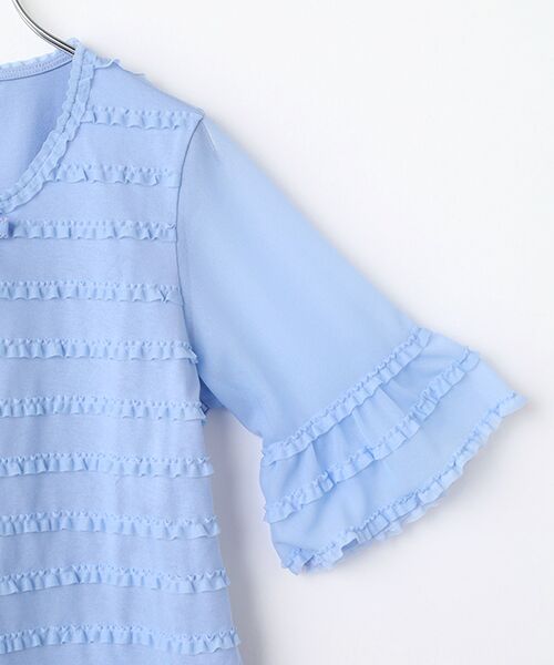 PINK HOUSE / ピンクハウス カットソー | トリコットオーガンジーフリル使いカットソー | 詳細5