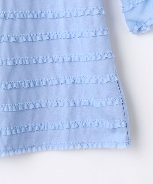 PINK HOUSE / ピンクハウス カットソー | トリコットオーガンジーフリル使いカットソー | 詳細6