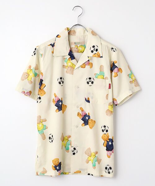PINK HOUSE / ピンクハウス シャツ・ブラウス | サッカーくまプリントシャツブラウス（キナリ）