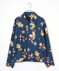 サッカーくまプリントジャケット