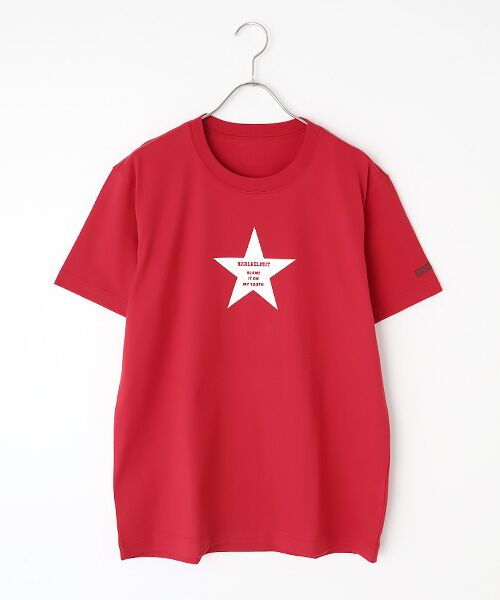 PINK HOUSE / ピンクハウス Tシャツ | 星プリントTシャツ（アカ）