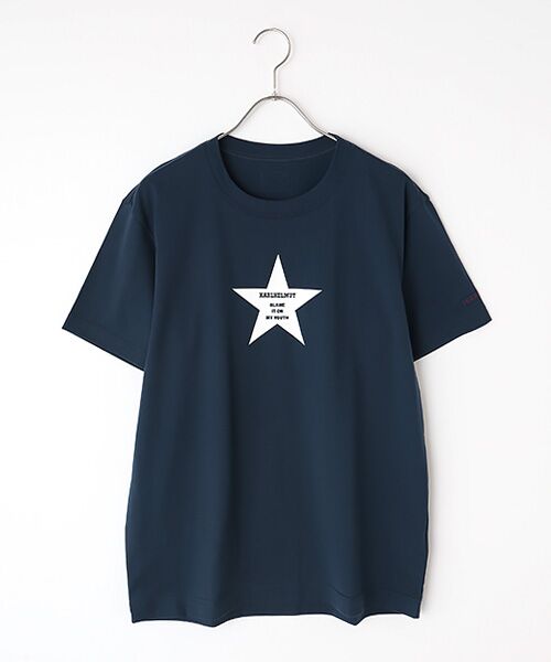 PINK HOUSE / ピンクハウス Tシャツ | 星プリントTシャツ（ネイビー）