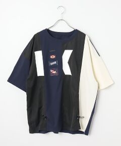 PINK HOUSE / ピンクハウス Tシャツ | Ｋロゴプリントポリエステルタフタ使いカットソー