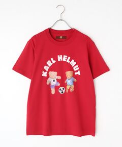 PINK HOUSE / ピンクハウス Tシャツ | サッカーくまプリントTシャツ