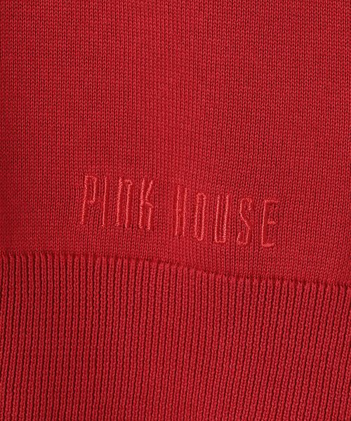 PINK HOUSE / ピンクハウス カーディガン・ボレロ | ロゴ刺繍カーディガン | 詳細3