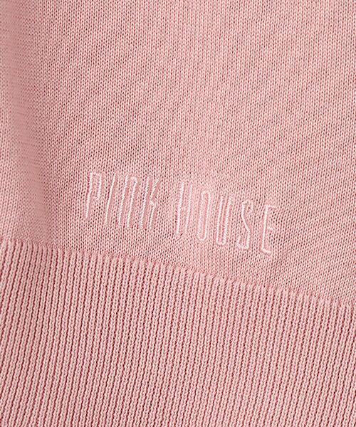 PINK HOUSE / ピンクハウス カーディガン・ボレロ | ロゴ刺繍カーディガン | 詳細4