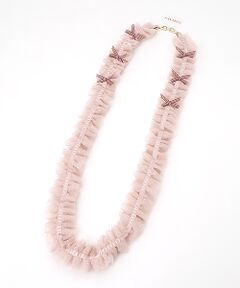 PINK HOUSE / ピンクハウス キーホルダー・ストラップ | ミニリボンいっぱいドットチュールスマホショルダーストラップ