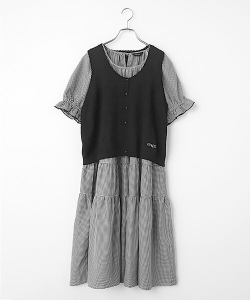 PINK HOUSE / ピンクハウス セットアップ | 2026PINK HOUSE SUMMER SET（クロ×クロギンガム）
