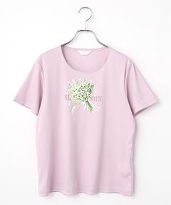 PINK HOUSE / ピンクハウス カットソー | スプリンクルポジープリントカットソー