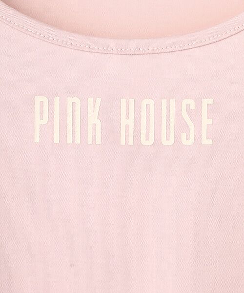 PINK HOUSE / ピンクハウス カットソー | ロゴプリントパフスリーブカットソー | 詳細3