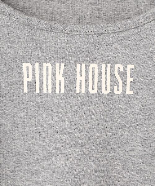 PINK HOUSE / ピンクハウス カットソー | ロゴプリントパフスリーブカットソー | 詳細8