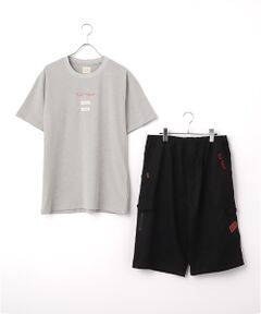 PINK HOUSE / ピンクハウス セットアップ | 半袖ロゴＴシャツ+短パンツ サマーセット