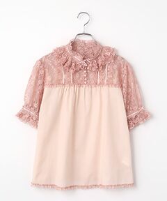 PINK HOUSE / ピンクハウス シャツ・ブラウス | フルールラッセルレース使いブラウス