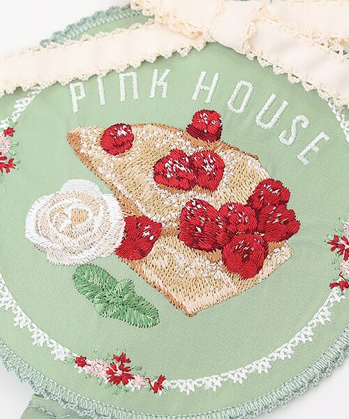 PINK HOUSE / ピンクハウス ブローチ・コサージュ | クレープリー刺繍ワッペンサスペンダークリップ | 詳細3