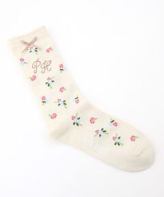 PINK HOUSE / ピンクハウス ソックス | ちいさなバラ柄ソックス