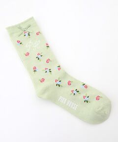 PINK HOUSE / ピンクハウス ソックス | ちいさなバラ柄ソックス
