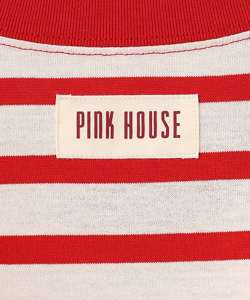 PINK HOUSE / ピンクハウス ミニ丈・ひざ丈ワンピース | ネームワッペンいっぱいカットソーワンピース | 詳細9