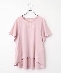 PINK HOUSE / ピンクハウス チュニック | 筆記体ロゴ箔プリントカットソーチュニック
