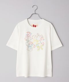 PINK HOUSE / ピンクハウス カットソー | ロココリボンプリントカットソー