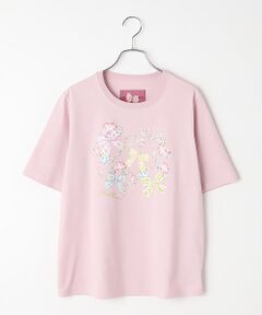 PINK HOUSE / ピンクハウス カットソー | ロココリボンプリントカットソー