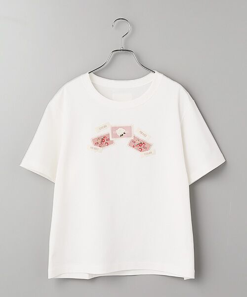 PINK HOUSE / ピンクハウス カットソー | ネームワッペンいっぱいカットソー（シロ）