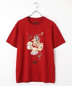 PINK HOUSE / ピンクハウス Tシャツ | カフェカールプリントＴシャツ